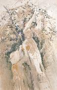 Study of Peach tree, Berthe Morisot